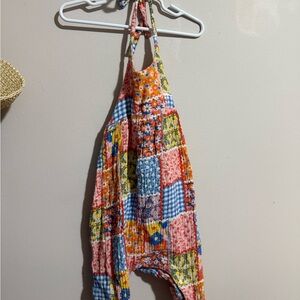 Angel Dear Multicolor Patchwork Kids Romper